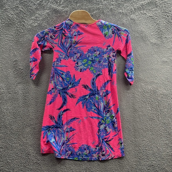 NWOT Lily Pulitzer Surfcrest Swing Dress Tiki Pink Out On A Limb - Size XS - Picture 7 of 7